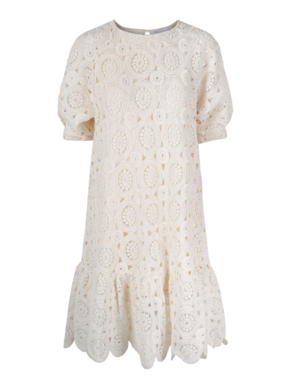 Astrid white lace dress