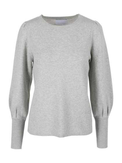India grey melange sweater