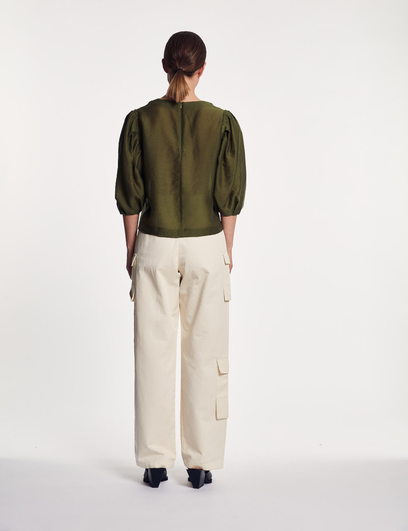 MILLY TOP OLIVE GREEN